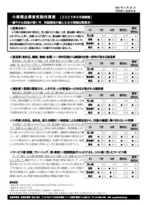 2025年８月期景気動向調査結果のサムネイル